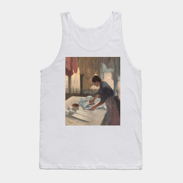 Woman Ironing by Edgar Degas Tank Top by Classic Art Stall